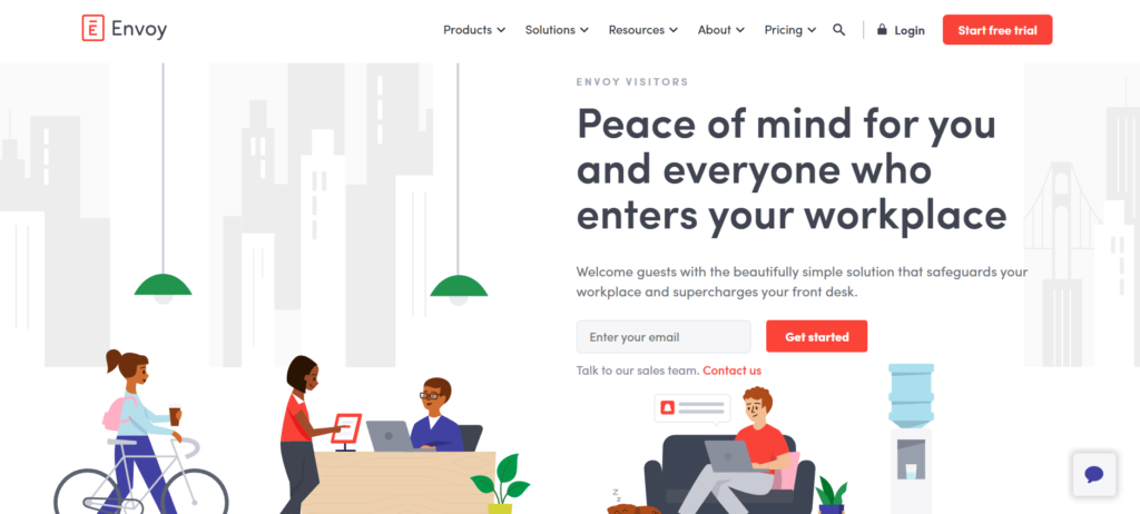 Envoy Visitor Management Interface