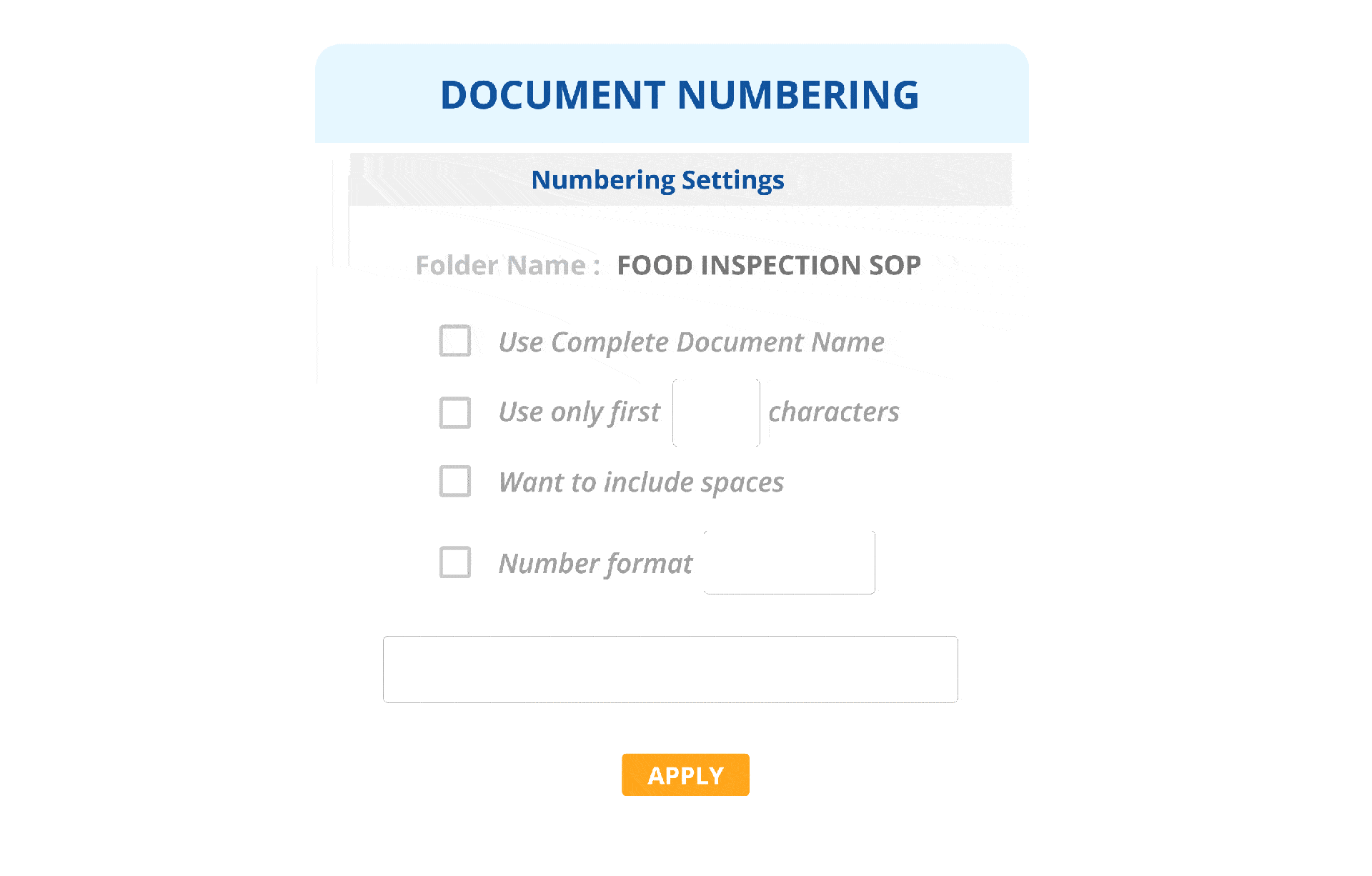 Step 2 - Implement Document Auto Numbering