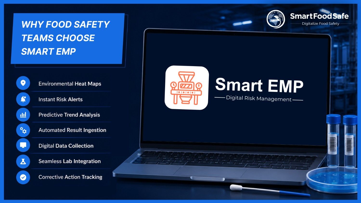 Smart EMP digital platform supporting environmental monitoring program management