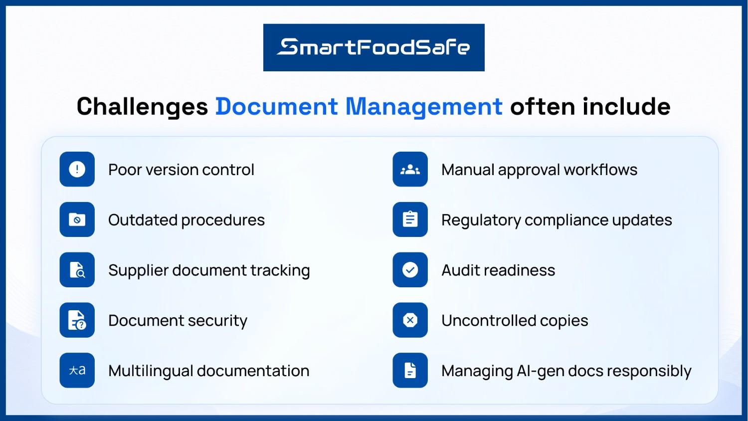 Stages of the document management lifecycle